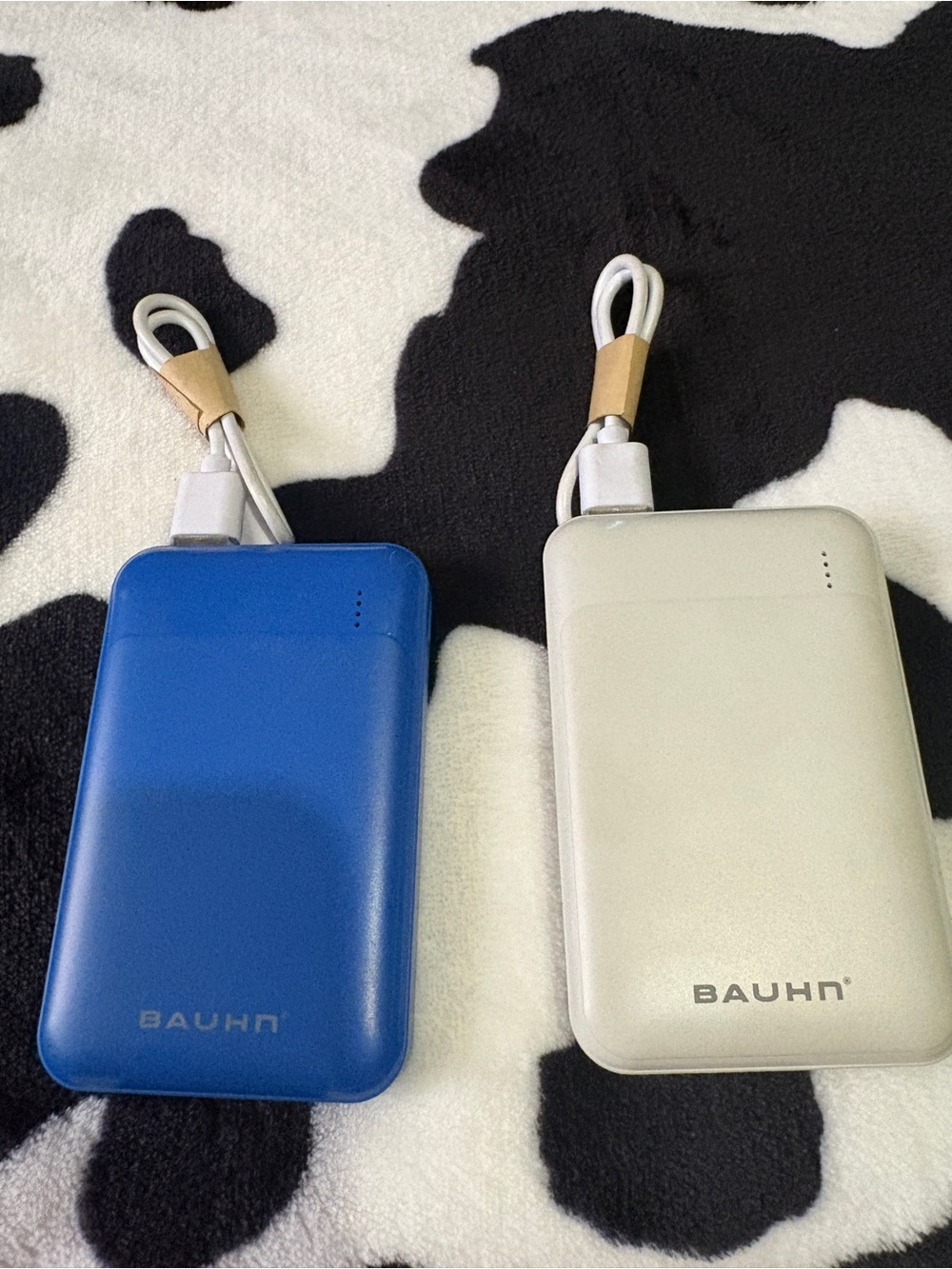 Portable Power Bank External Charger - Blue & White